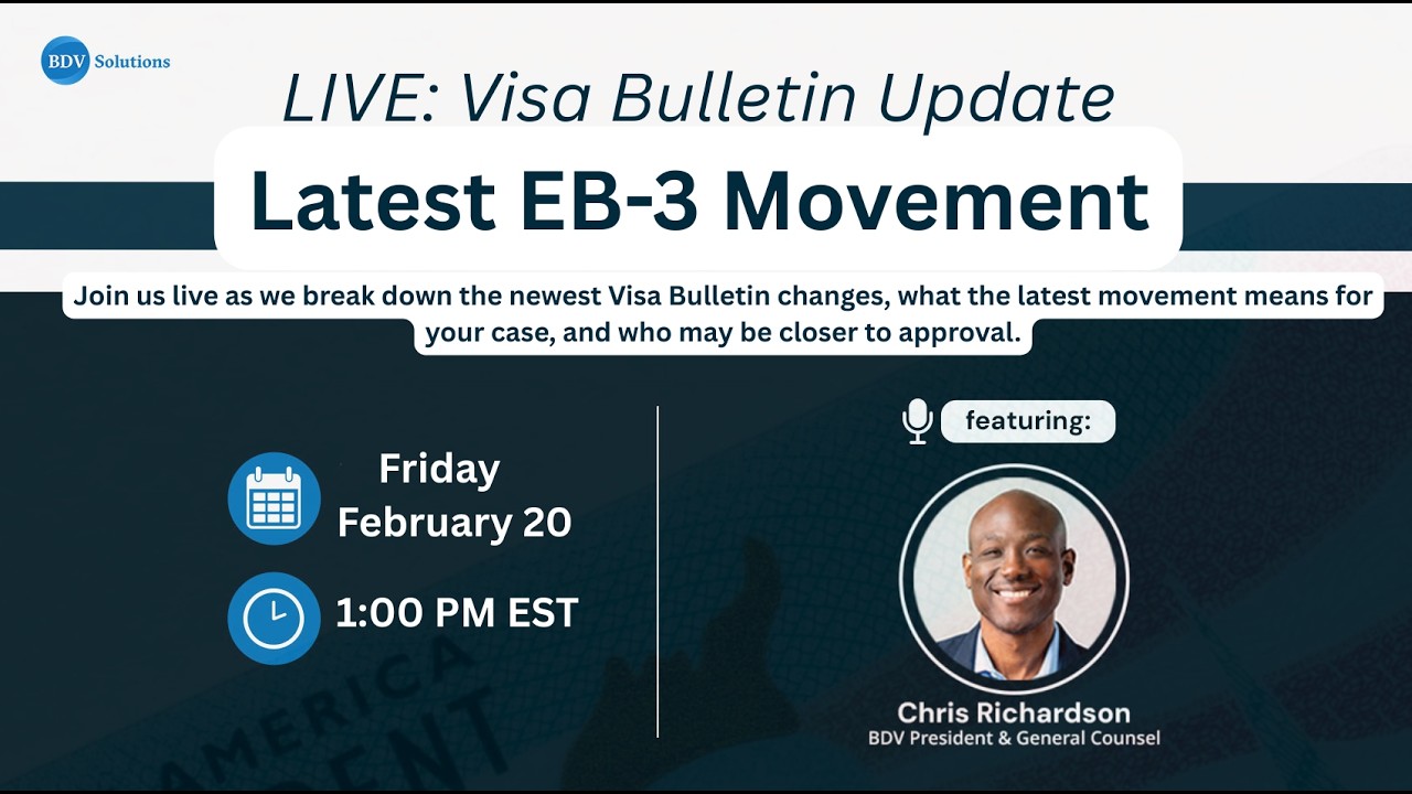 Live: Visa Update