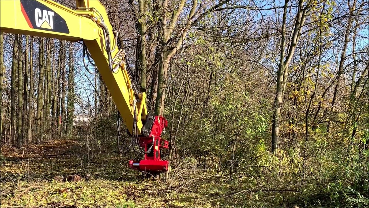 PW350 Tree Shear cutting Cizalla taladora hidr&aacute;ulica Baumschere cisaille pour arbres Ножницы для лес