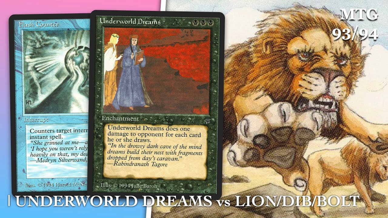 Underworld Dreams (WUB) vs Lion Dib Bolt (WURB), Ep6 KOT X | Old School Magic #mtg9394 799