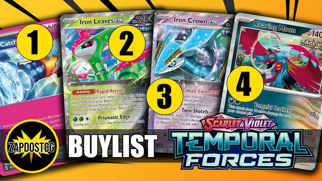 Temporal Forces Buylist - The Must-Have BEST Cards! (Pokemon TCG)