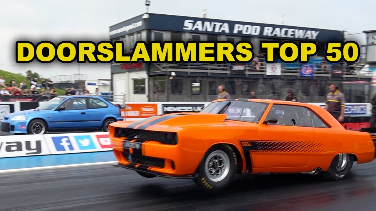 THE TOP 50 QUICKEST CARS AT DOORSLAMMERS 2024 - SLOWEST CAR IS 9.30 !!