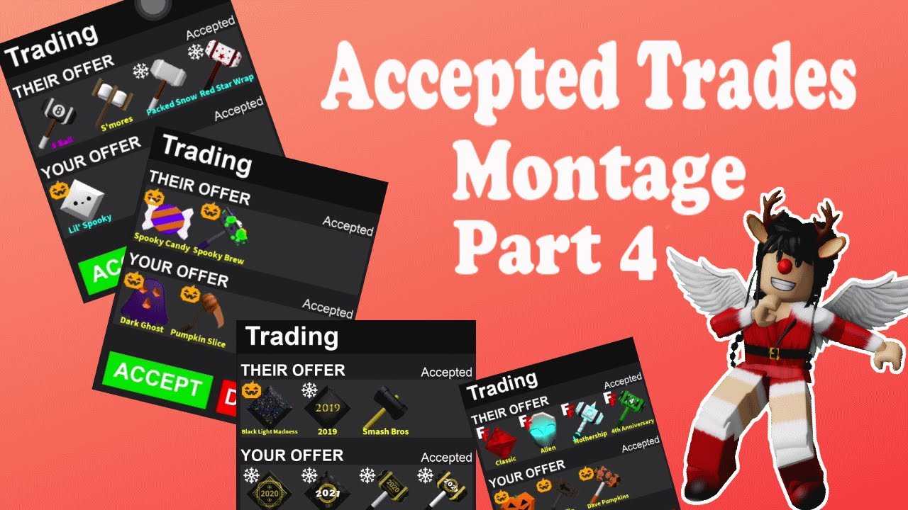 Accepted Trades Montage - Successful FTF Trades Part 4! (Flee the Facility Roblox)