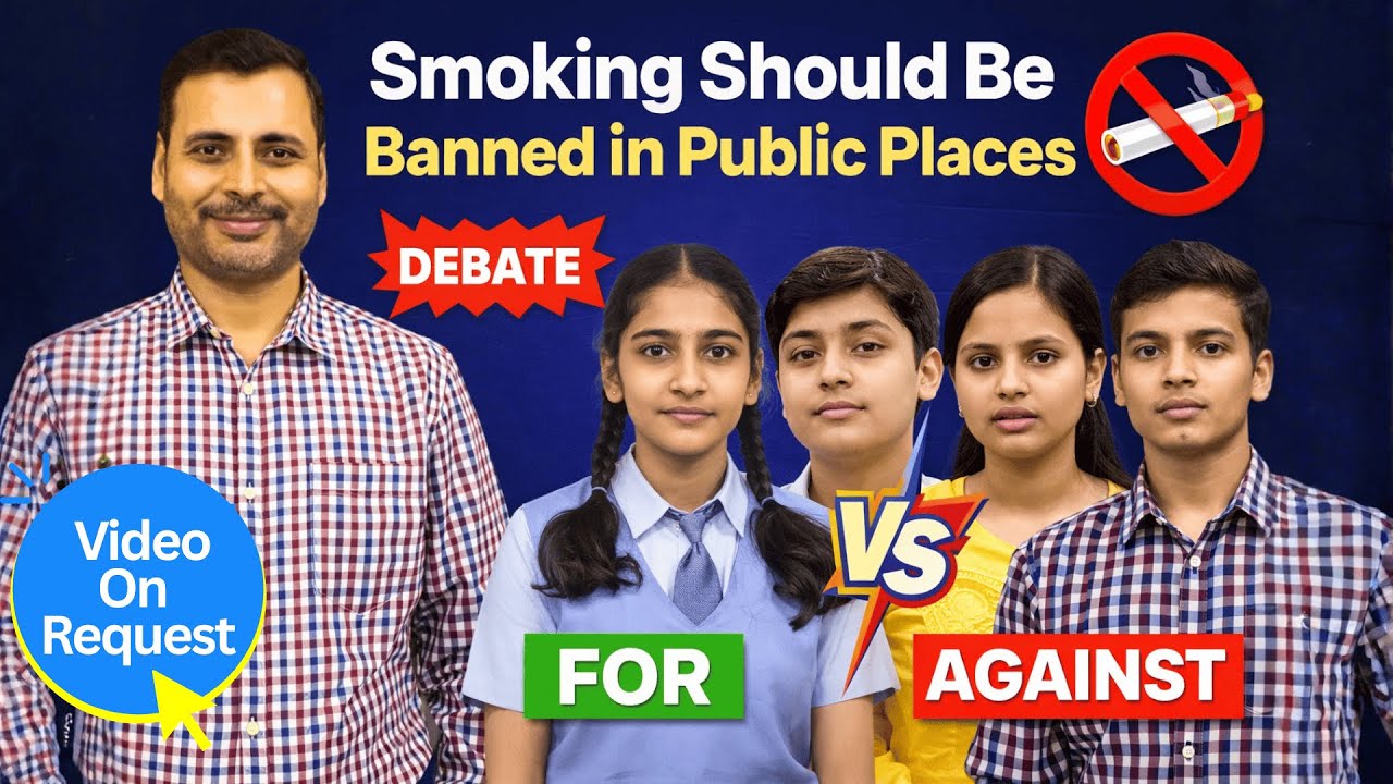 Smoking Should Be Banned in Public Places Debate | Group Discussion Topics