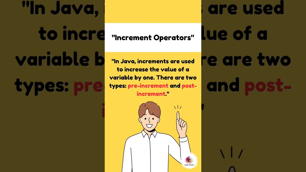 Learn About the Increment Operator in Java #increment #java