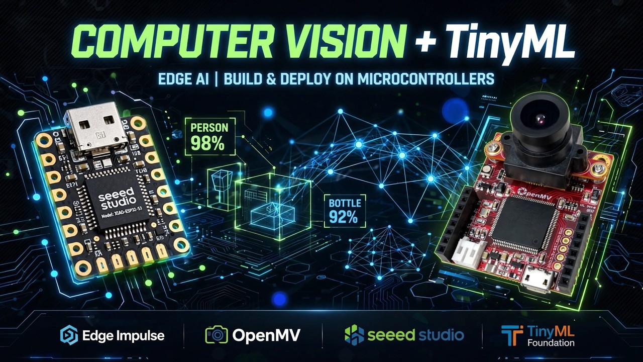 Computer Vision with TinyML (Edge AI + CNNs) | Deploy Machine Learning on Microcontrollers Devices