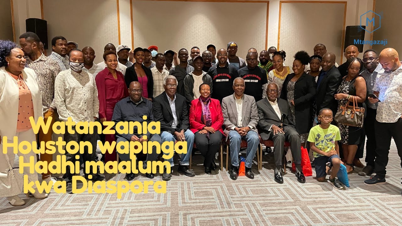 WATANZANIA WAISHIO HOUSTON WAPINGA HADHI MAALUM KWA DIASPORA