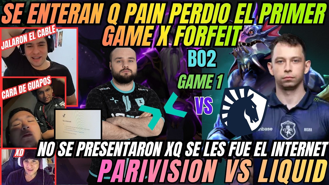 SE ENTERAN Q PAIN PERDIO EL 1ER JUEGO X FORFEIT, NO TENIAN INTERNET-EL MOTI HIZO DE LAS SUYAS-DOTA 2