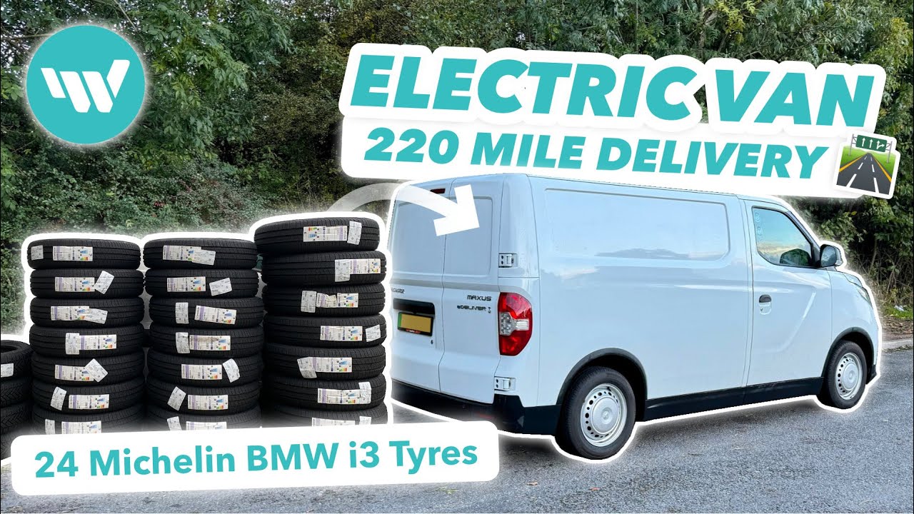 Maxus eDeliver 3: Delivering 24 Michelin Tyres in a Day (Range, Efficiency, Running Cost Tested)