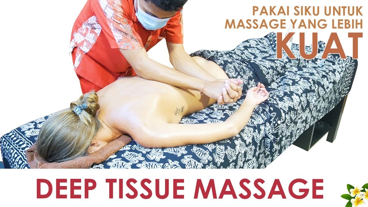 USING ELBOW FOR GREATER PRESSURE - Deep Tissue Massage
