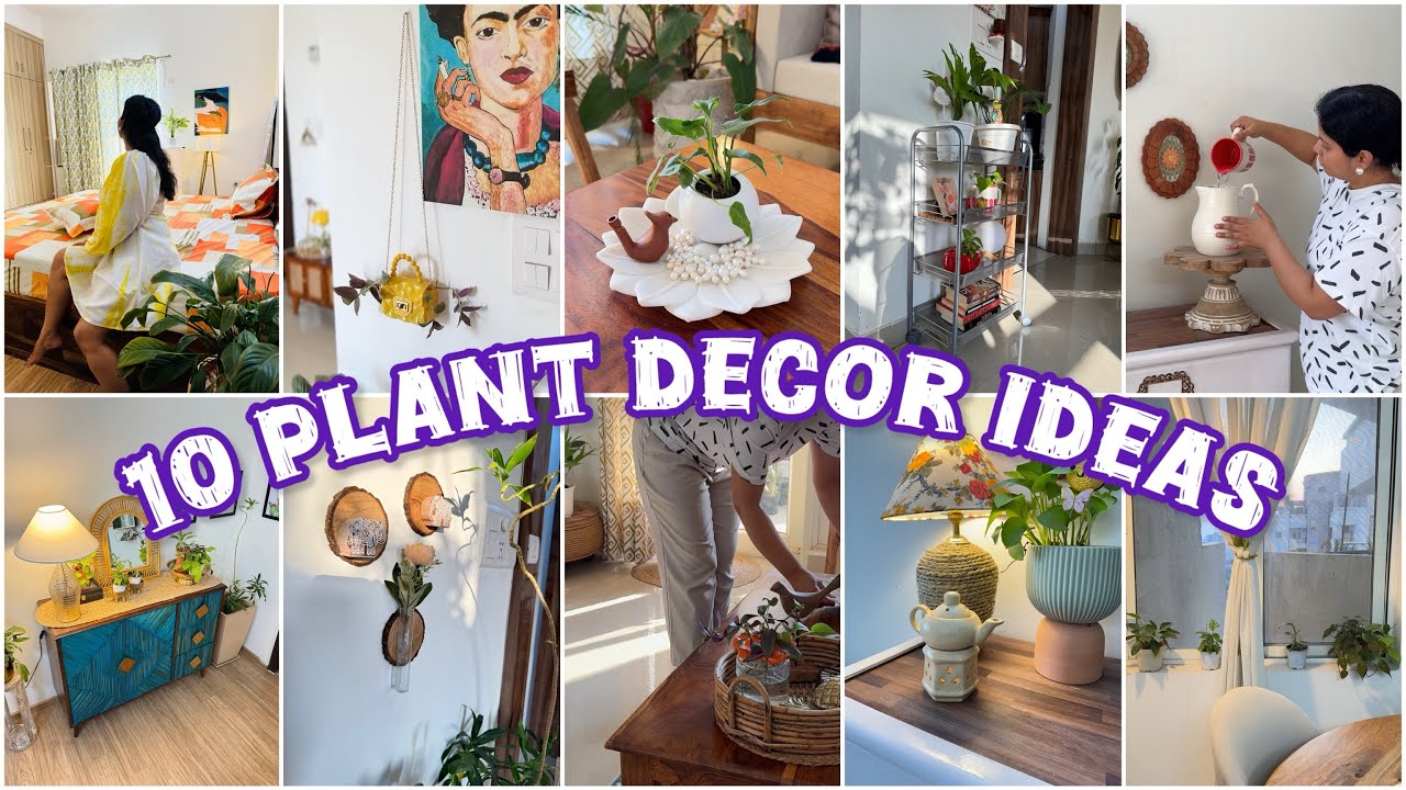 Itne Saare 😲 Amazing Decor Ideas With Plants 🪴🌱