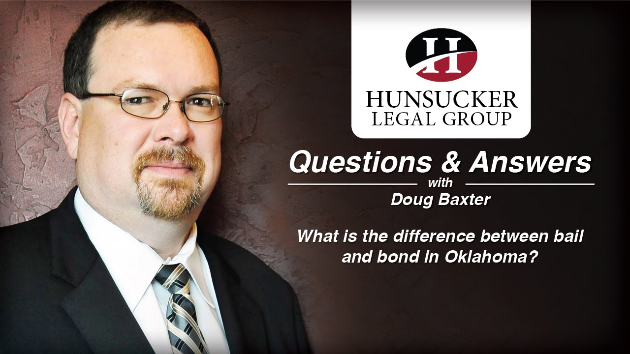 What is the difference between bail and bond in Oklahoma?