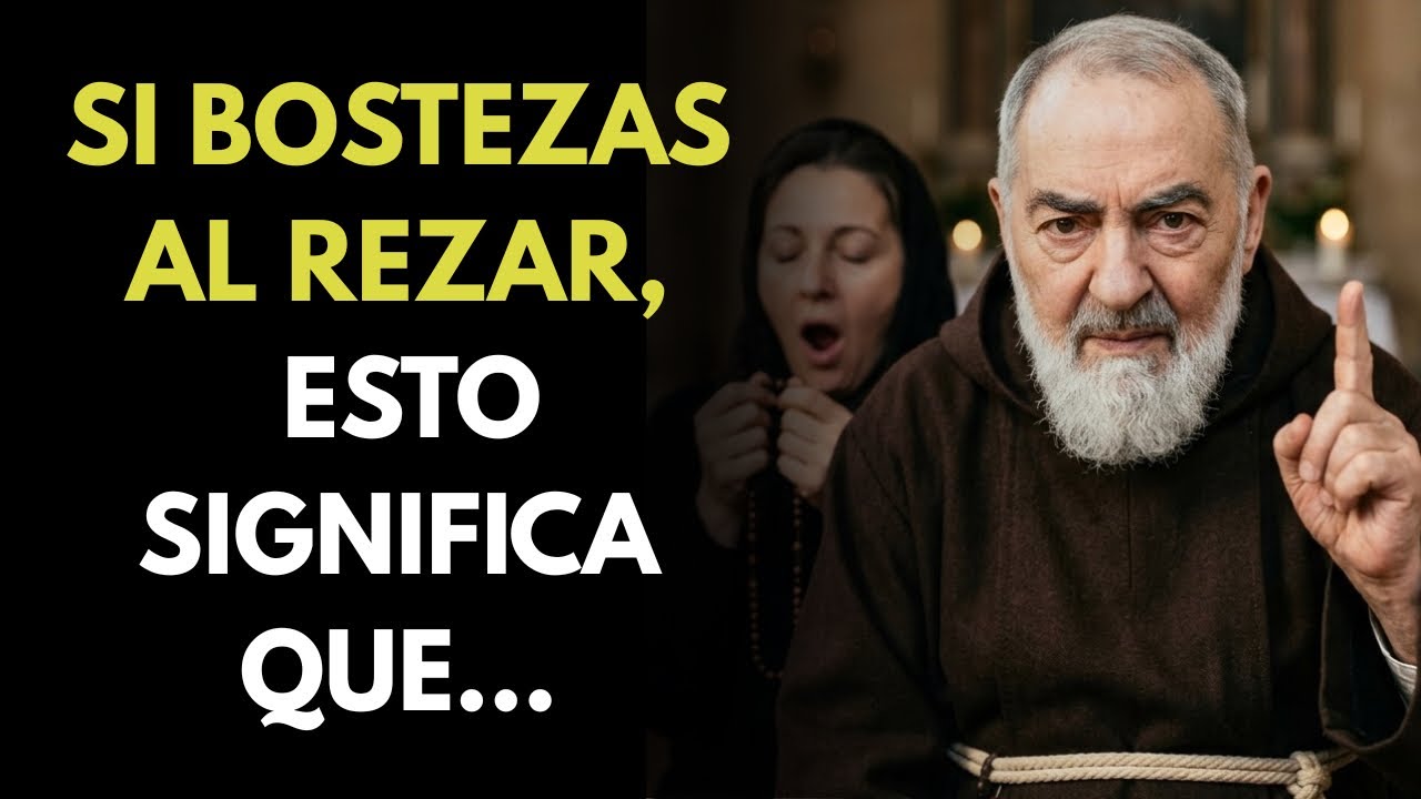 3 ALERTAS ESPIRITUALES AL BOSTEZAR MIENTRAS REZAS – EL PADRE PÍO REVELA