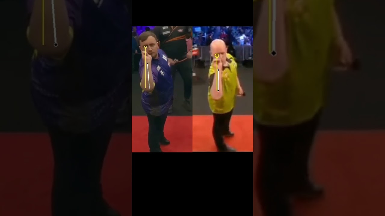 PRZEDNIE CAM DARTS 🎯 #dartsplayer #michaelvangerwen #lukelittler #darts #pdc #pdcdarts