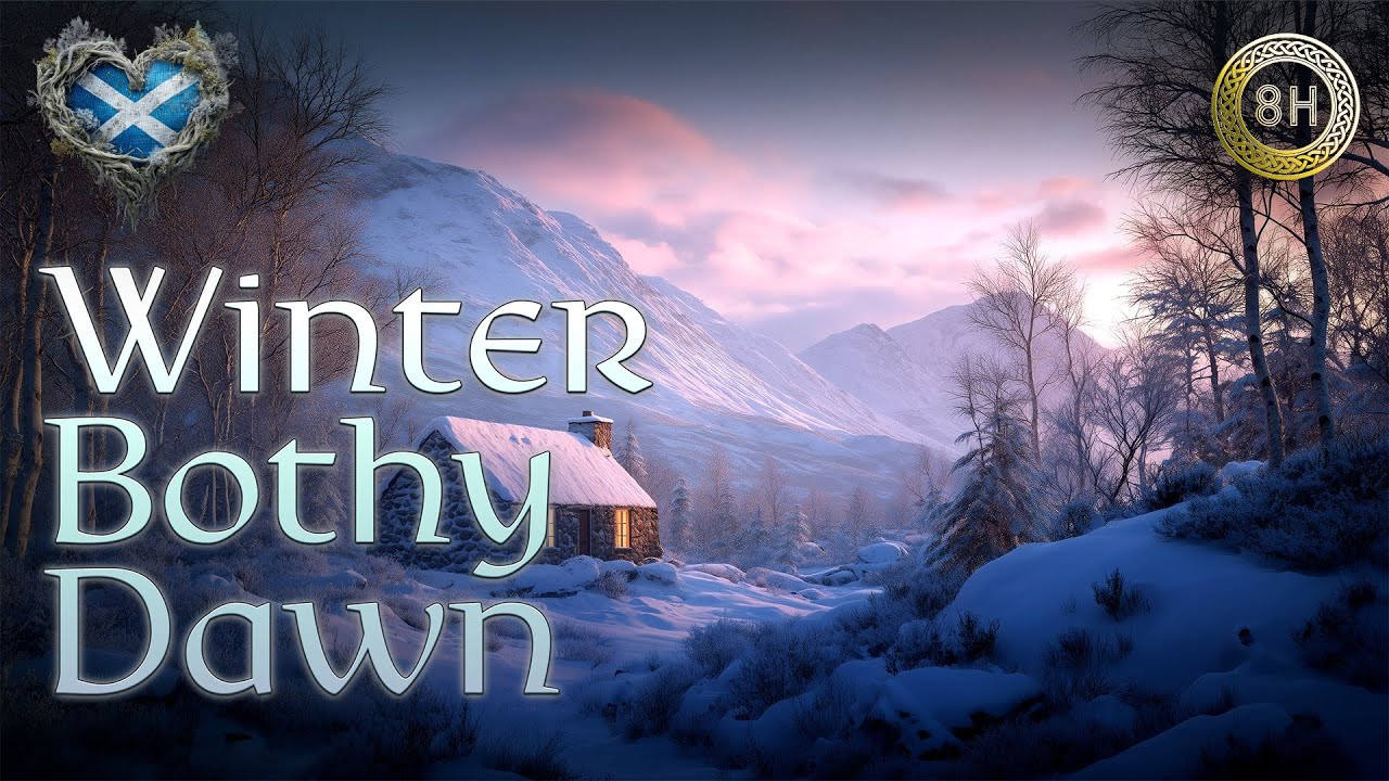 ❄️ Winter Bothy Dawn | 8 Hour Celtic Ambient Music for Writing, Focus & Creative Flow