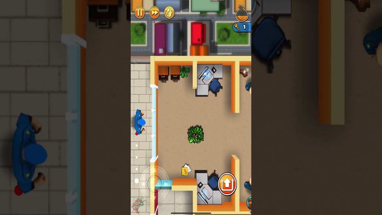 Robbery Bob: High-Rise - Level 5 Perfect 100%