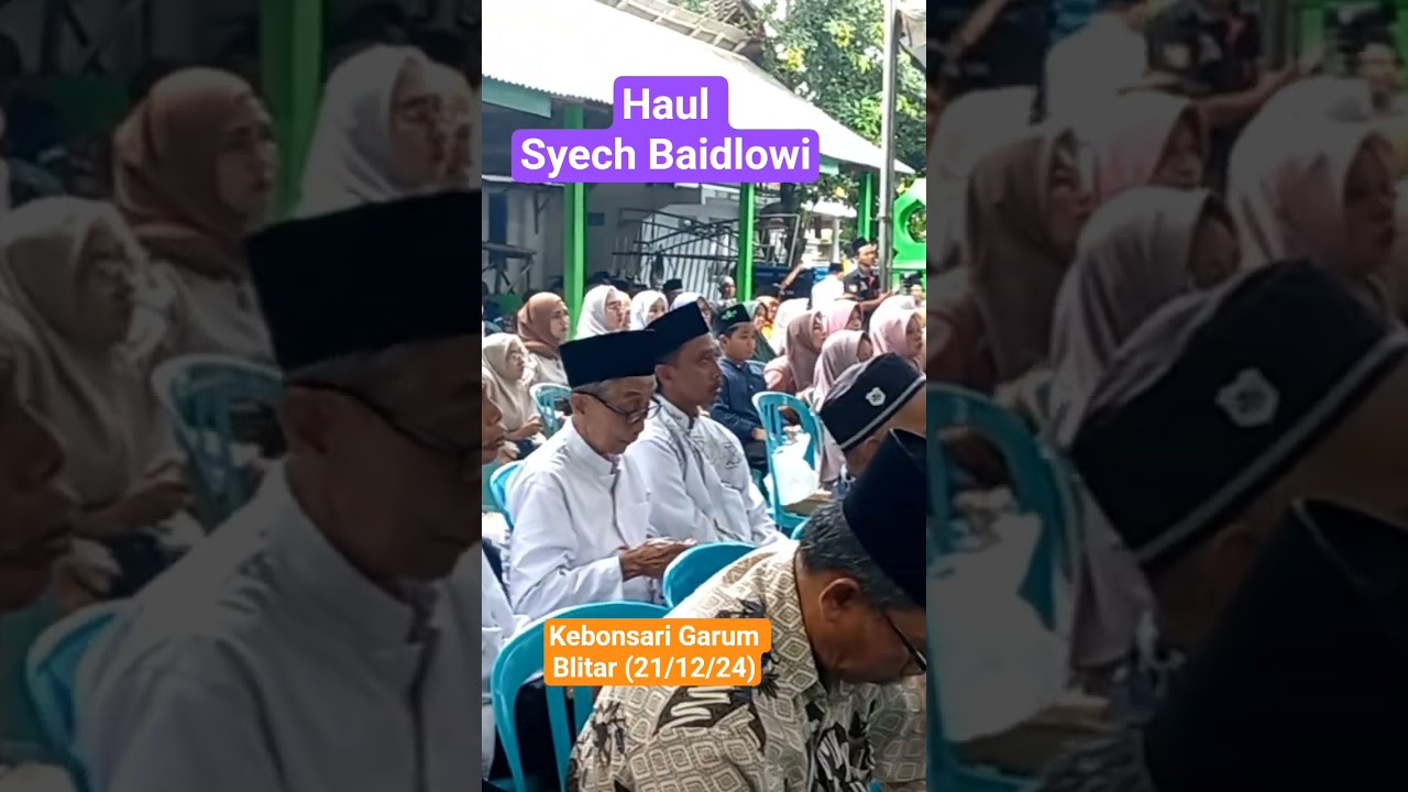 Haul Akbar Syech Baidlowi di Blitar 