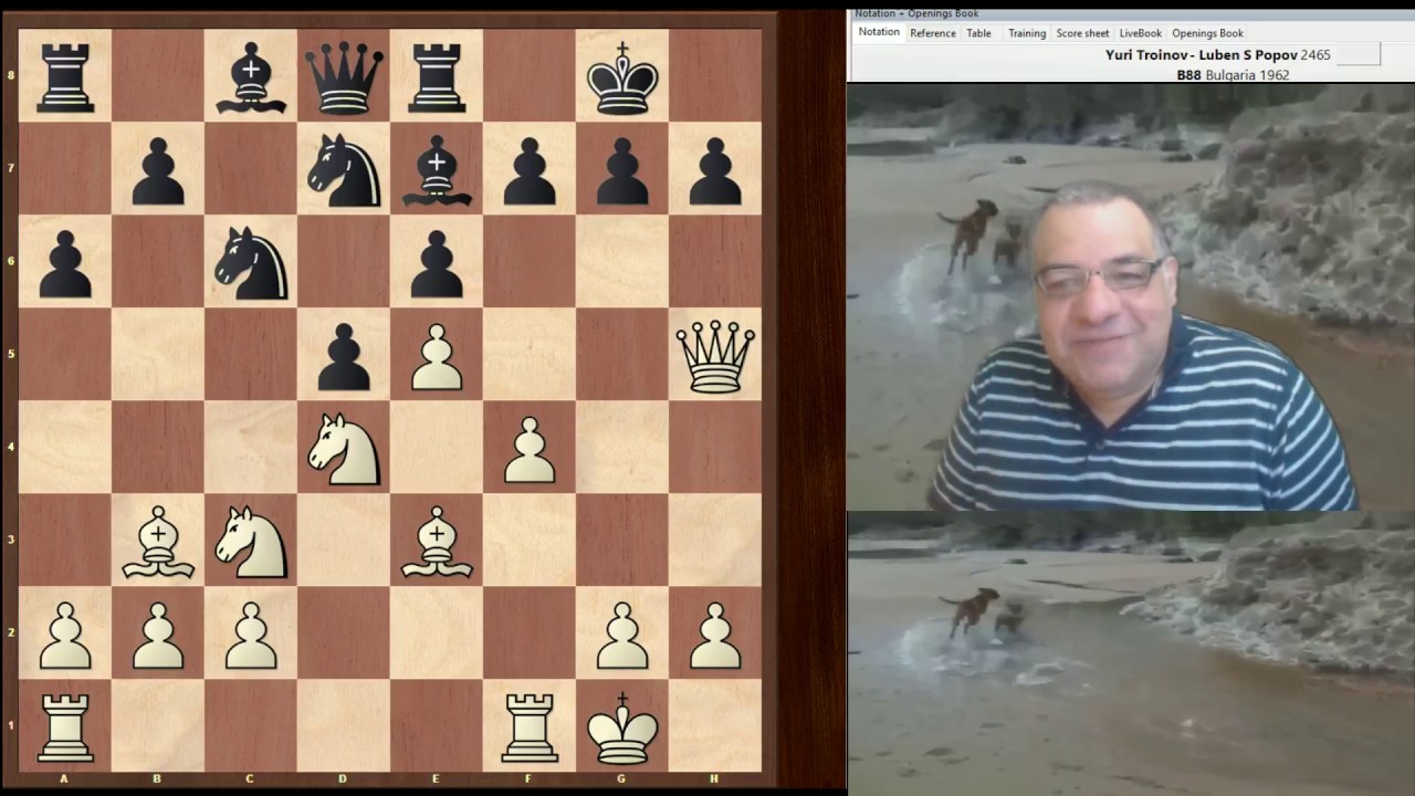 Exciting notable game: Yuri Troinov vs Luben S Popov Bulgaria (1962)  ·  Sicilian Defense: