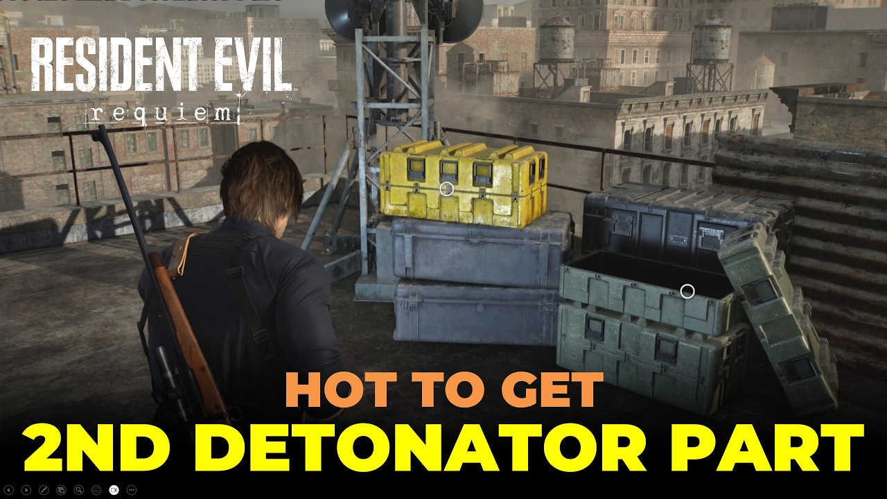 How to Collect 2nd Detonator Part | Cedarbrook Apartments | Resident Evil Requiem (RE9)