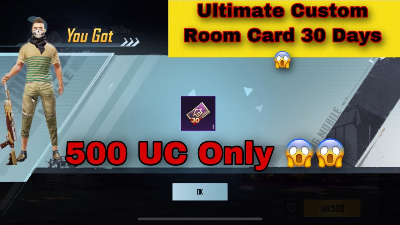 How To Buy unlimited Custom Room Card 30 Day&rsquo;s and 7 Days|| PUBG MOBILE || #Short videos #EndagaMeAk