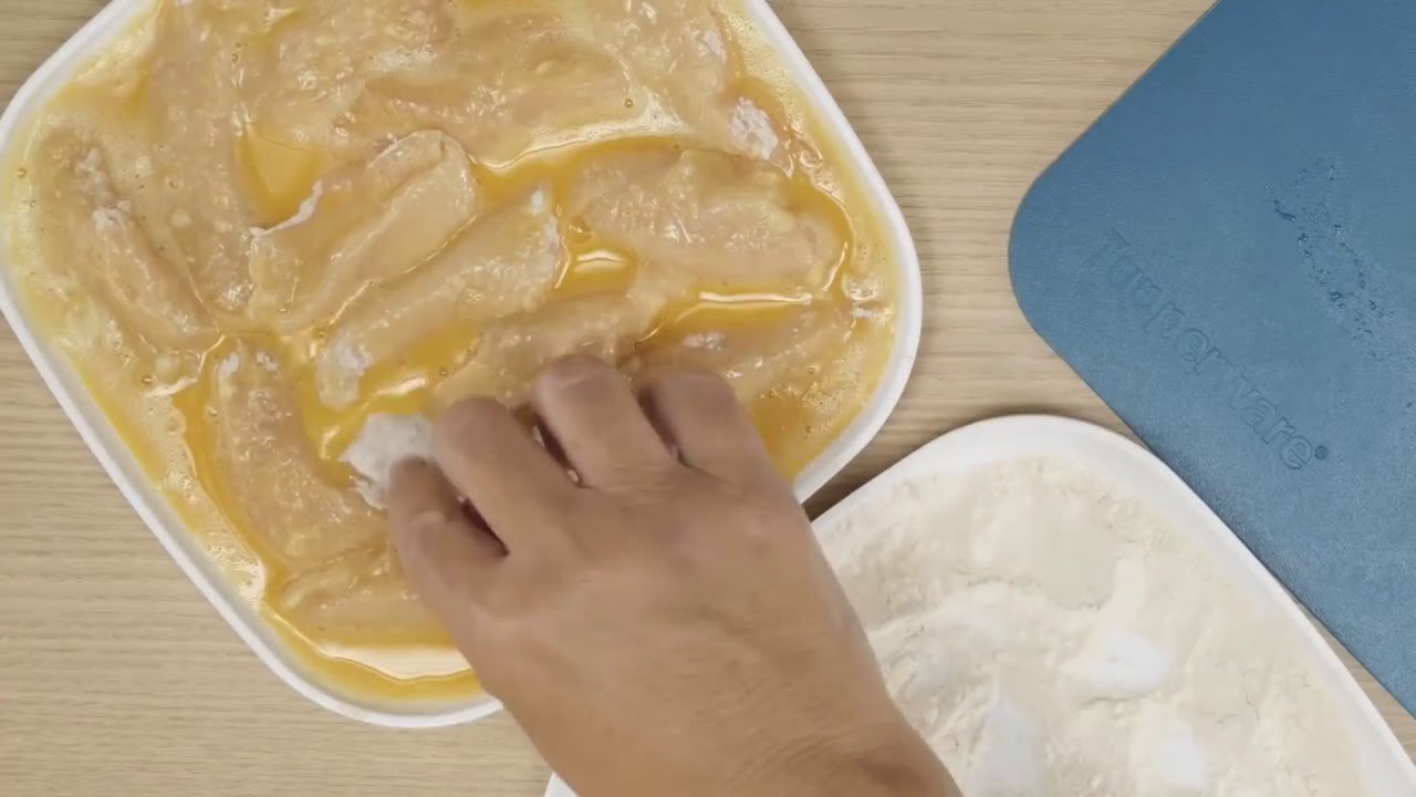 RECEITA - Isca de frango empanado