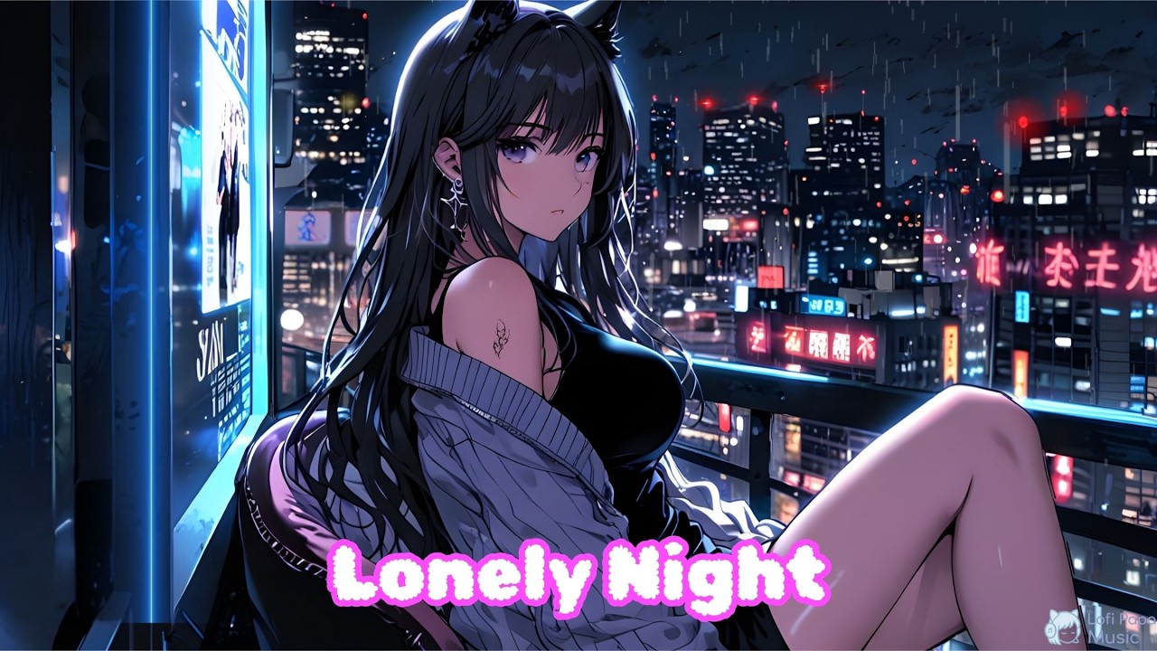 When the Rain Won’t Let You Sleep 🌧️ Neko Girl Lofi Chill | LIVE