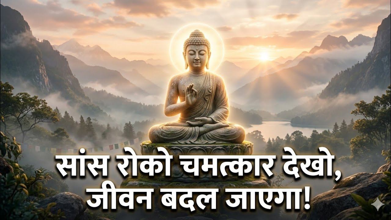 Hold your breath and see the miracle, your life will change! The easiest way to meditate Buddhist meditation