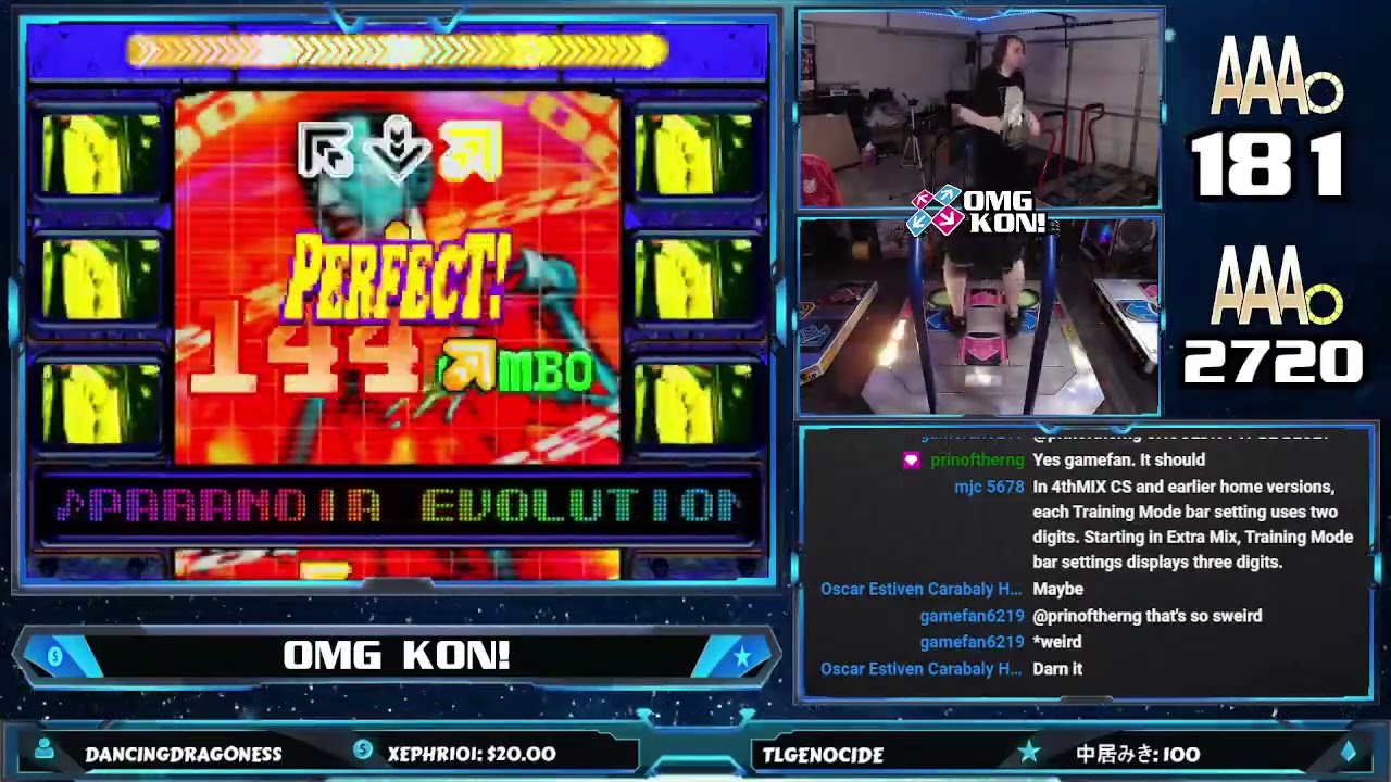 OMG KON! | PARANOIA EVOLUTION (3 PANEL) PFC AAA [DDR SOLO 2000]