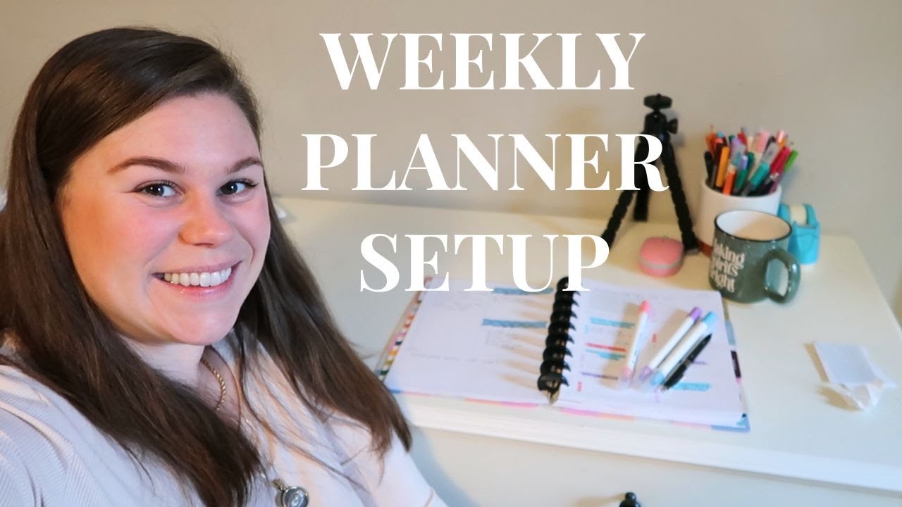 How I Plan My Week as a Busy Mom of 4 | 2026 Weekly Planner Setup | Happy Planner Dashboard Layout
