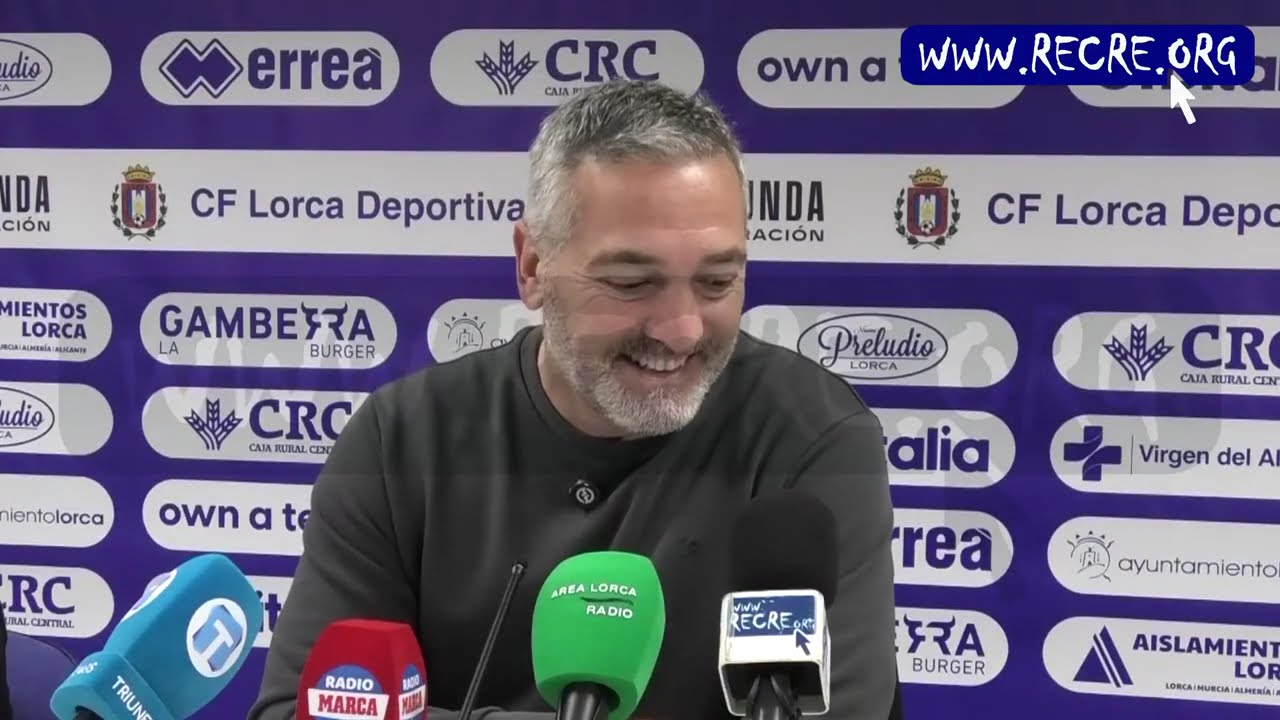 Declaraciones tras el Lorca D. 0 - Recre 0 (25/1/2026)