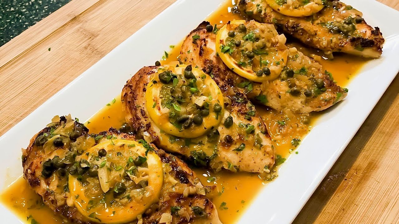 ВКУСНЫЙ И ПРОСТОЙ рецепт курицы пикката / безглютеновой курицы