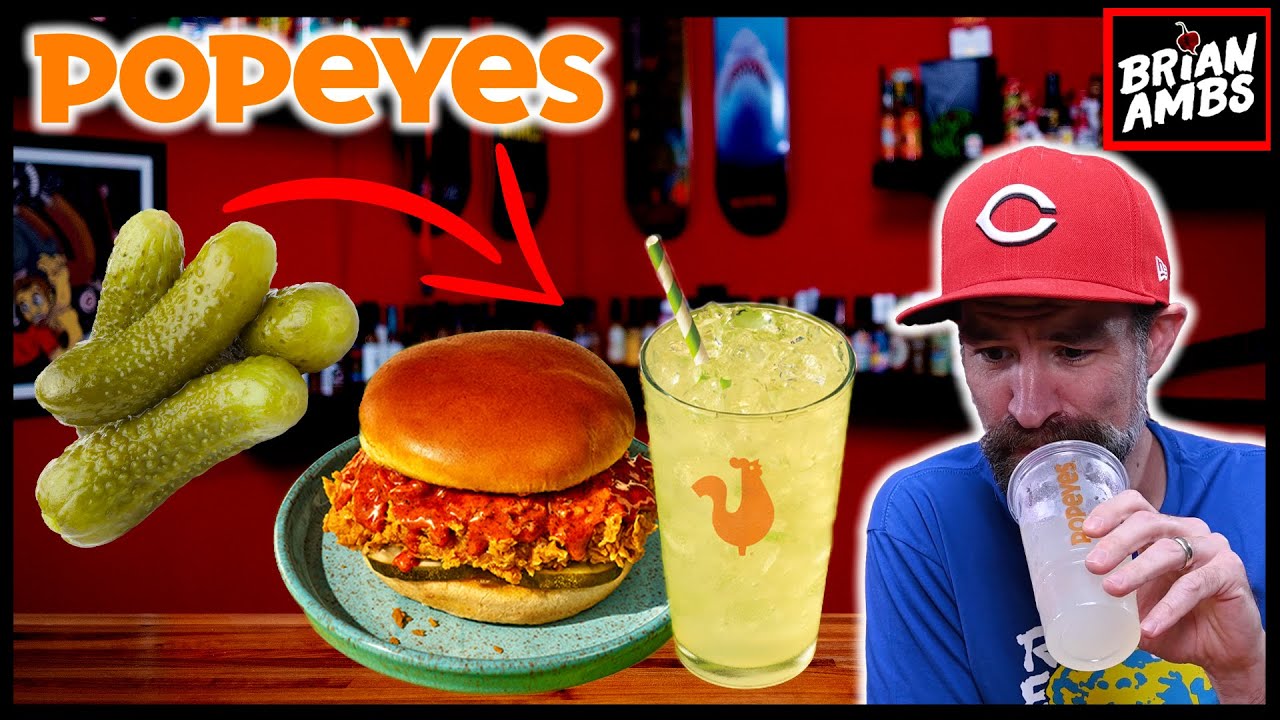 Popeyes NEW Pickle Menu is INCREDIBLE