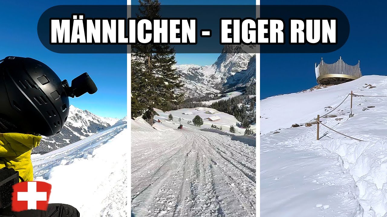 Switzerland Sledding - Männlichen - Kleine Scheidegg - Eiger run - Grindelwald