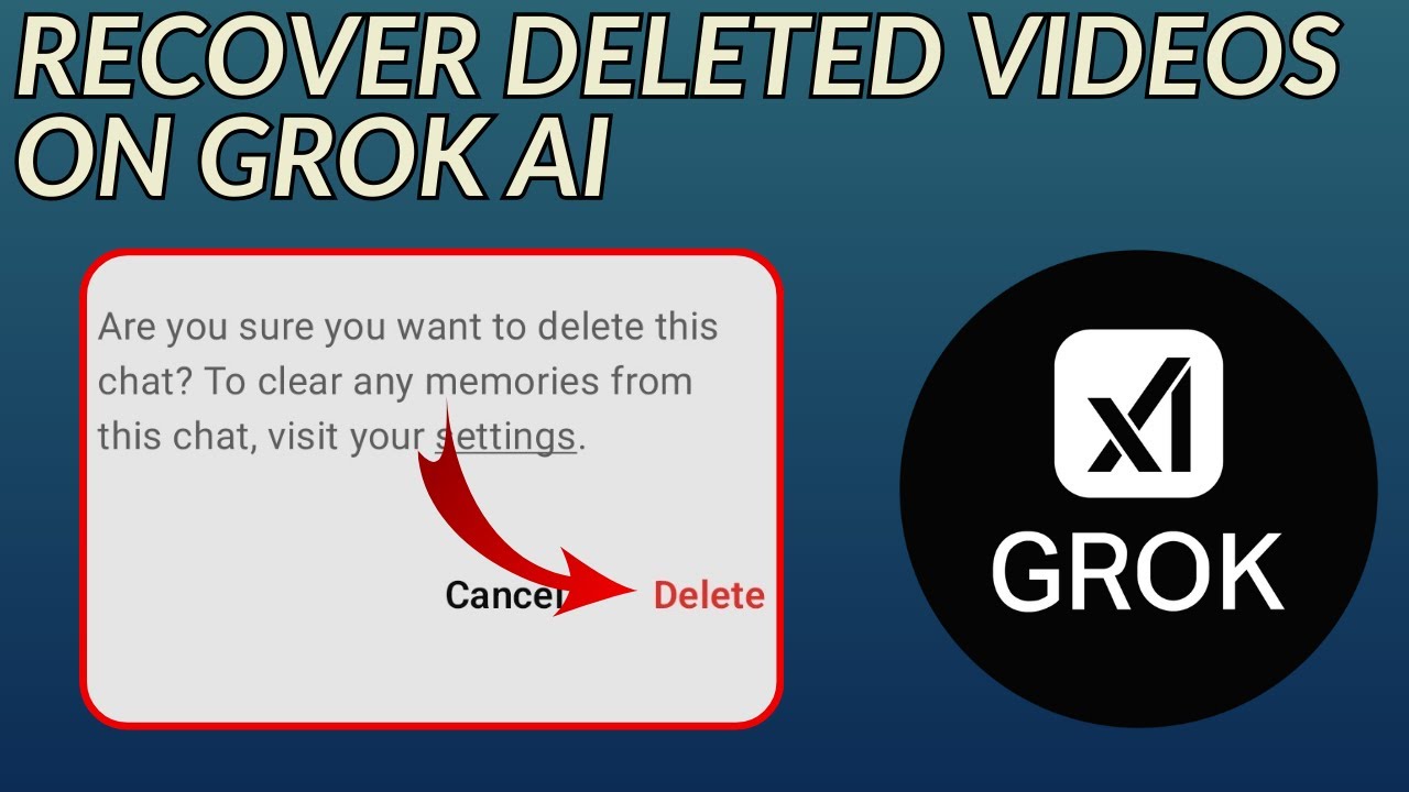 How to Recover Deleted Grok Ai Videos (2026) | Restore Deleted Videos on Grok Ai