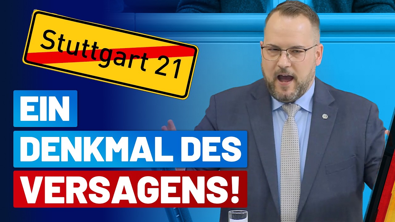 Lars Haise zum Projekt Stuttgart 21! - AfD-Fraktion im Bundestag