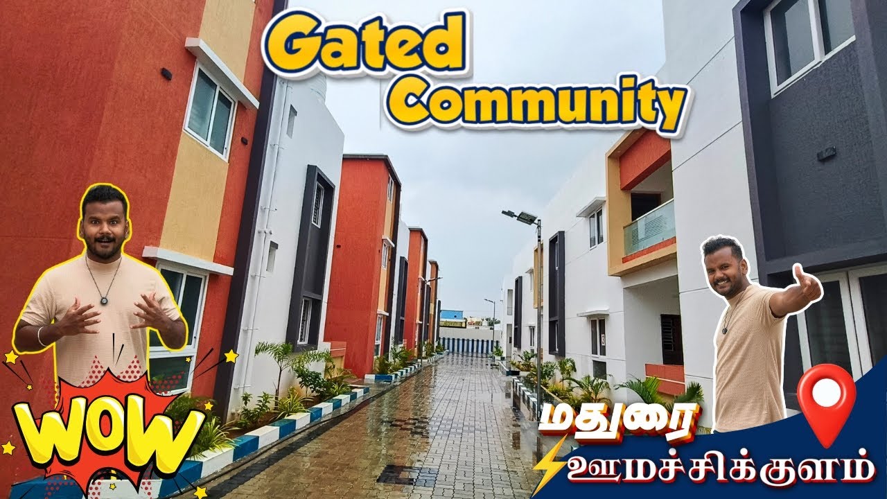 😍WOW! Stunning Gated Community Homes⚡ Madurai ஊமச்சிக்குளம் | Agent Madurai 8870180037 #home #villa