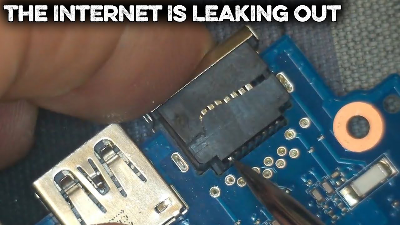 Customer's HP ZBook 17 G5 Ethernet Port Repair - Network Port Replacement #281
