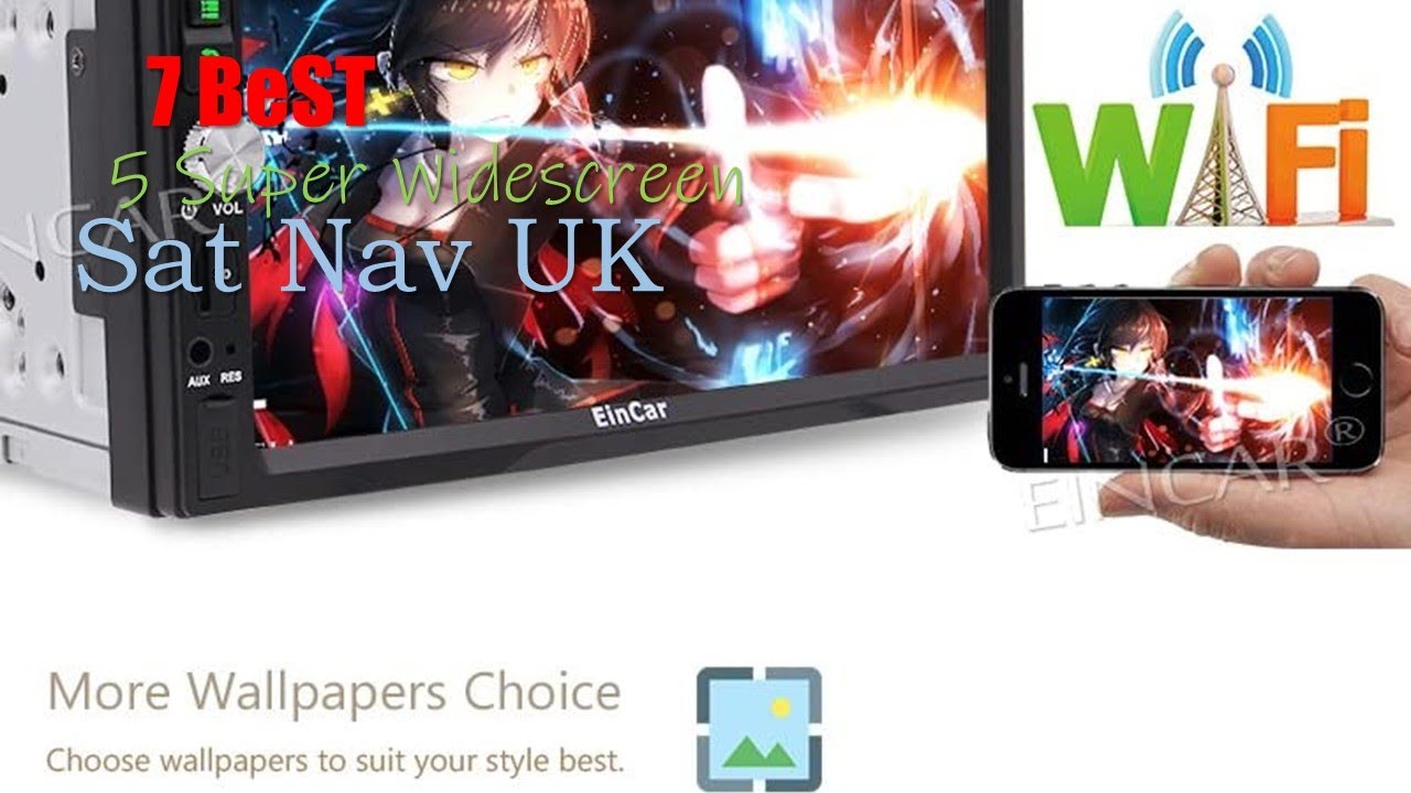 🚕🚚The Top Seven Best 5 Super Widescreen Sat Nav UK review