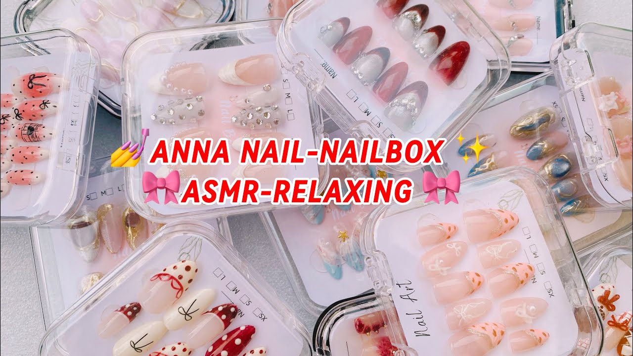 💅✨Main character nails Subscribing Nailbox 💅✨Relaxing Nail ASMR | Satisfying & Cute Nail Art 💗