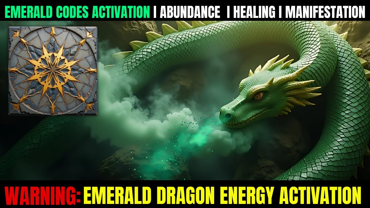 🔥 Awaken the Emerald Codes Within You | Health, Wealth & Psychic Power Activation 🐉💎 Dragon Energy
