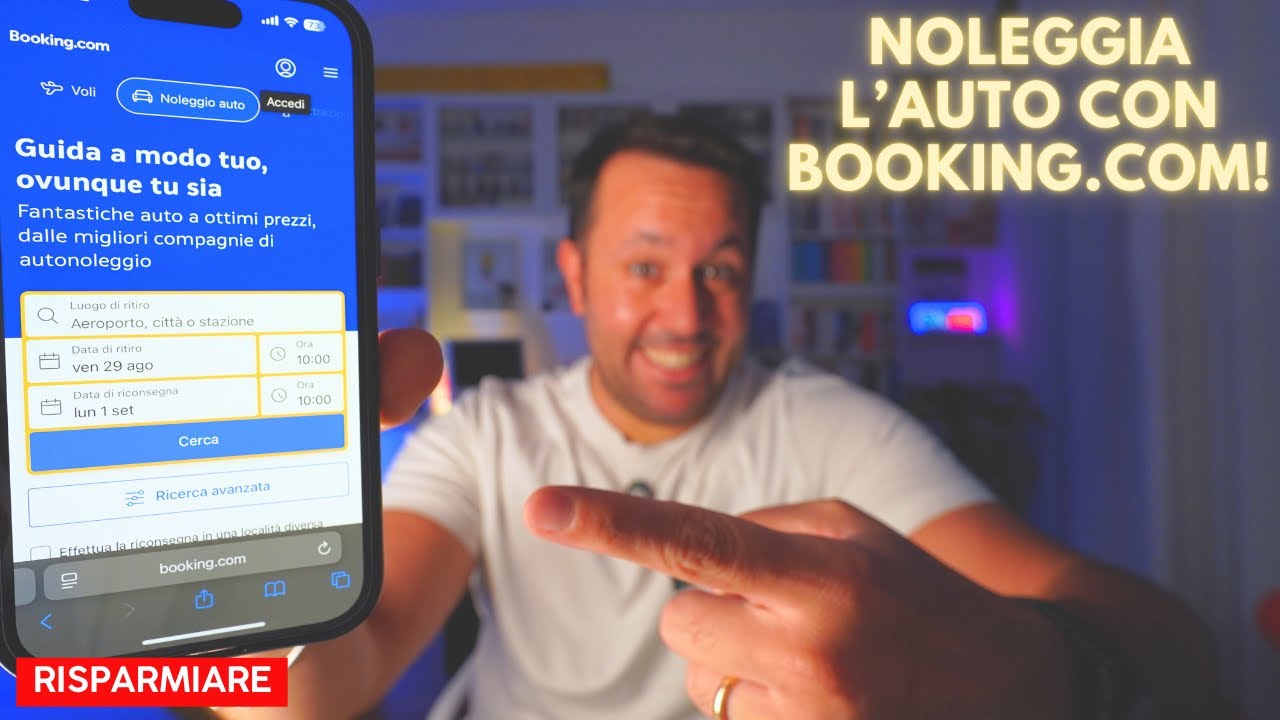 Come risparmiare sul noleggio auto con Booking com