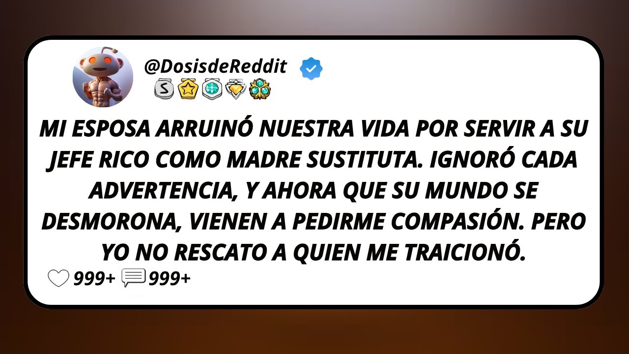 Mi Esposa Arruinó Nuestra Vida Por Servir A Su Jefe Rico Como Madre Sustituta. Ignoró Cada...