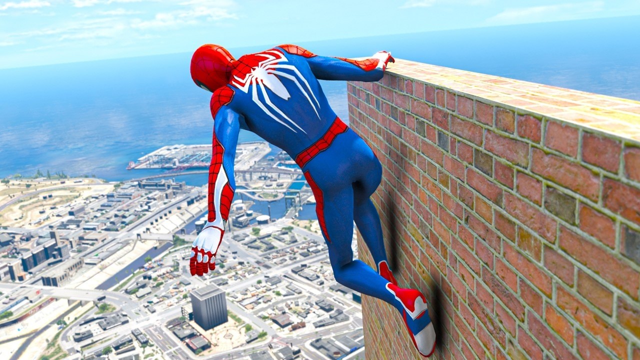 Spider Man Funny Game Moments (GTA 5 Spiderman Funny Fails) #8