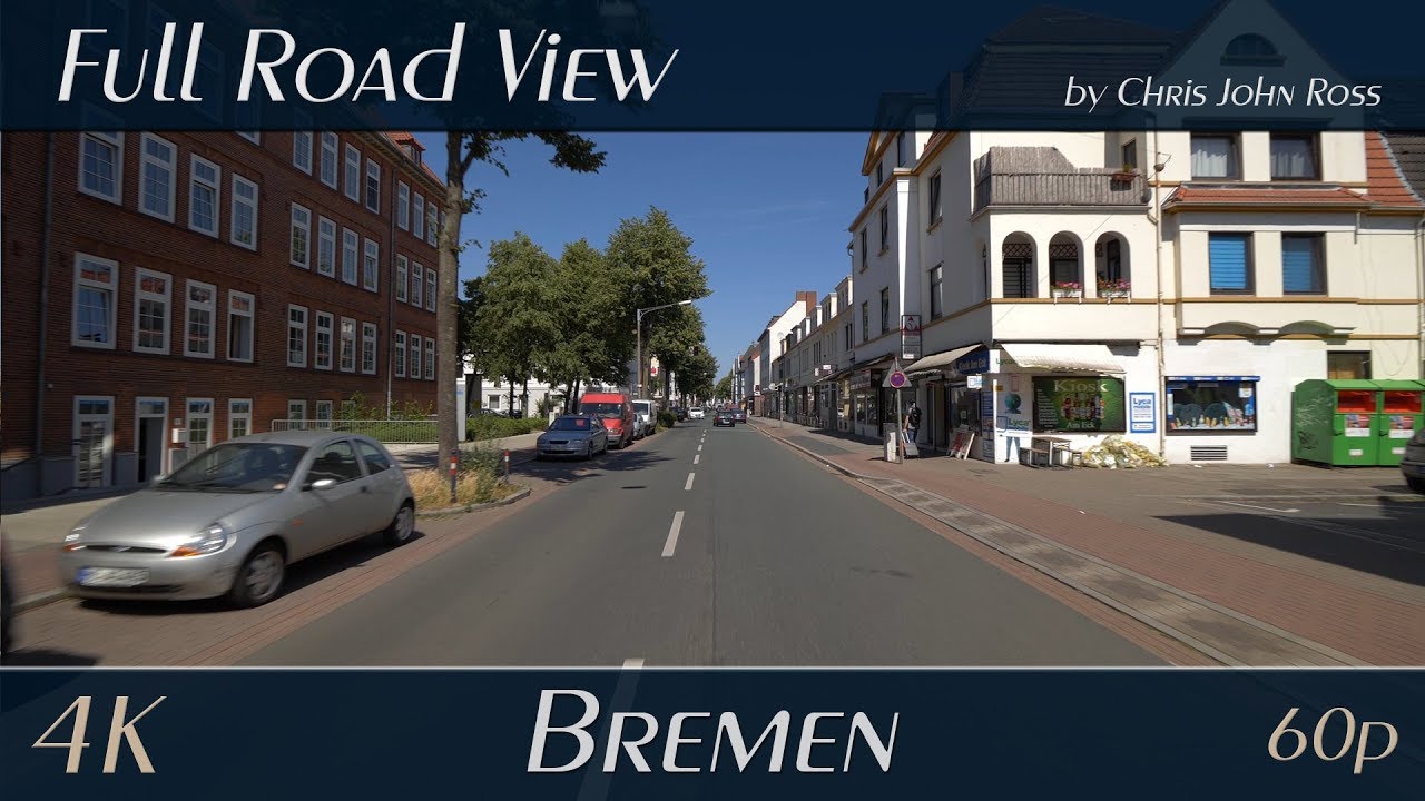Bremen, Germany: Neustadt - Huckelriede, Buntentor, S&uuml;dervorstadt - Kornstra&szlig;e - 4K (UHD/60p) Video