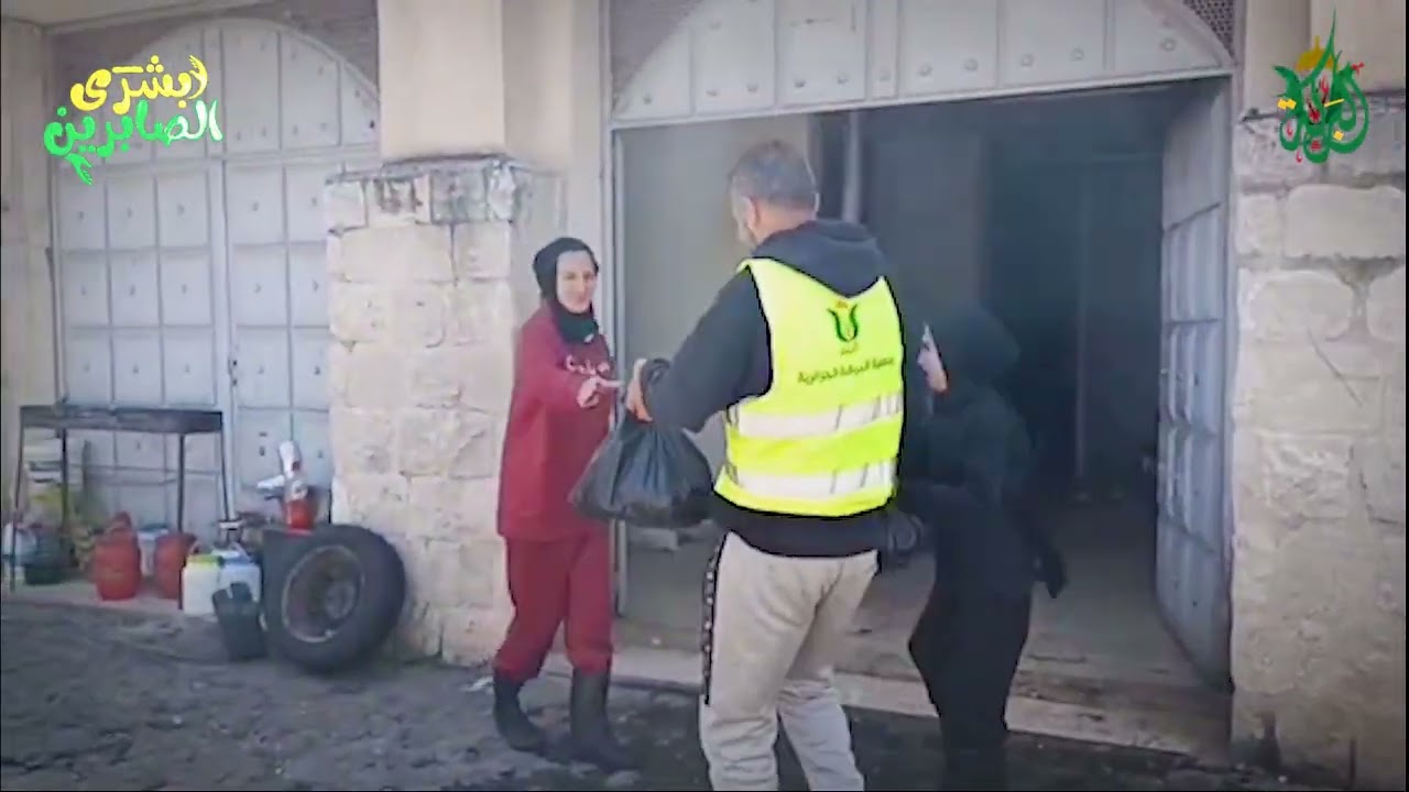 #حملة_بشرى_الصابرين 🔴البركة وفي شهر رمضان الكريم  تقوم بتوزيع طرود غذائية