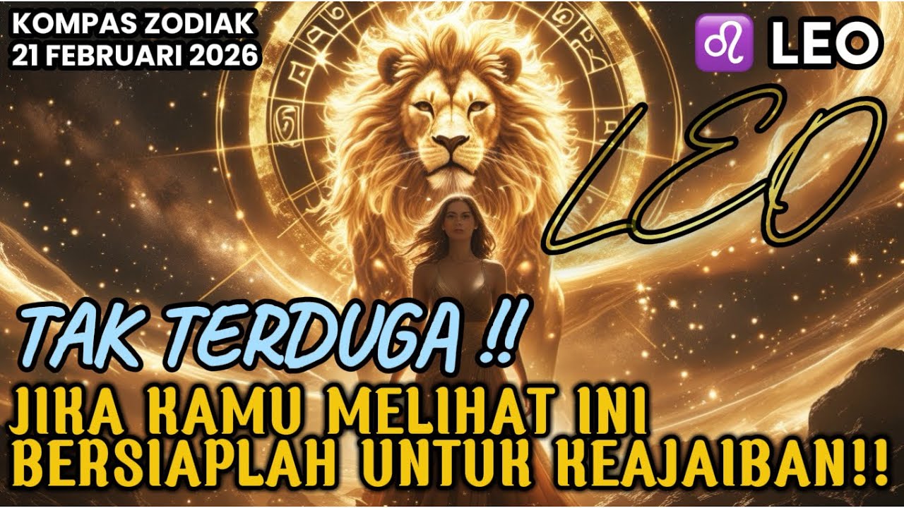 LEO♌️TAK TERDUGA‼️JIKA KAMU MELIHAT INI. BERSIAPLAH UNTUK KEAJAIBAN‼️KOMPAS ZODIAK