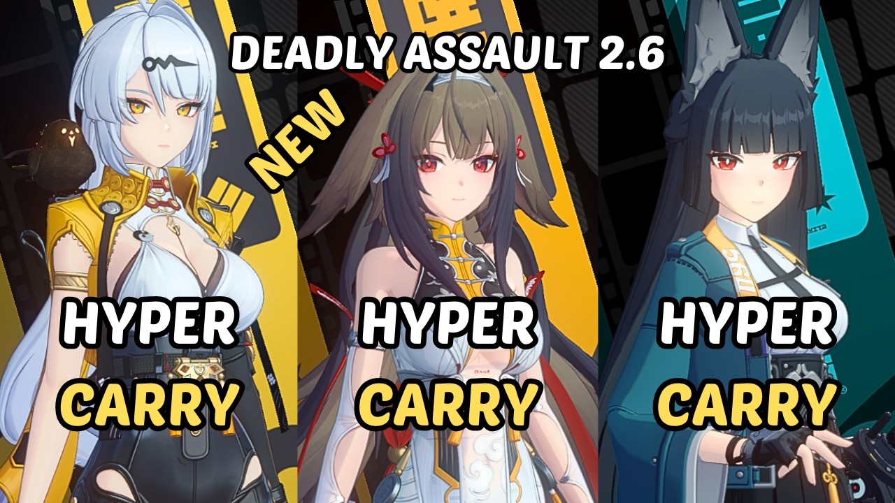NEW Deadly Assault ZZZ M0 Yixuan x Miyabi Soukaku Yuzuha x Ye Shunguang Sunna Zenless Zone Zero 2.6