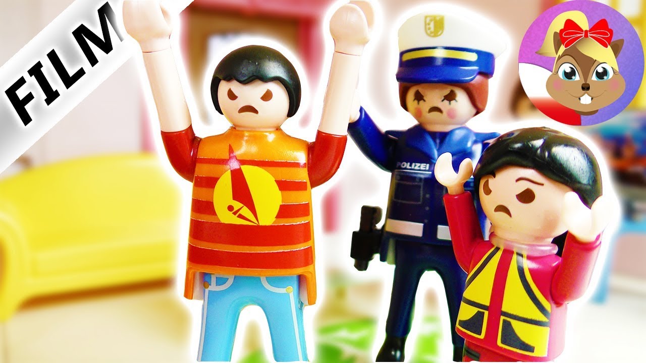 Playmobil Film polski - DUŻY JULIAN ZOSTANIE ZATRZYMANY!? WIZYTA POLICJI! Rodzina Wróblewskich
