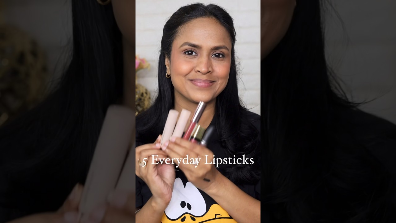 5 Everyday Lipsticks #lipstickswatch