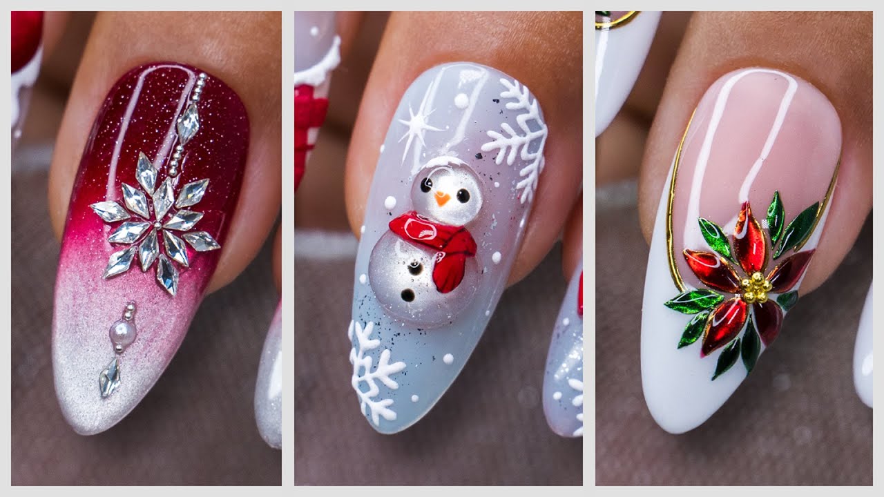New Nail Art Designs 2025 ✨Best Holiday Tutorial Compilation 🎄💅