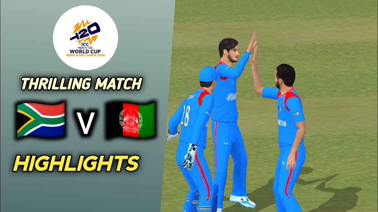 SA vs AFG | ICC T20 WC 2026 | Thrilling Match | RC Swipe
